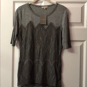 Anthropologie Gray Shirt NWT